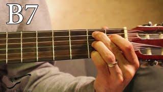 B7 Chord on Guitar