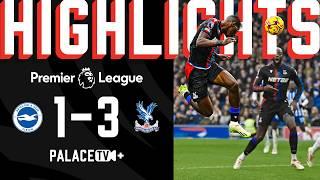 Palace RUN RIOT  at BRIGHTON AWAY | PL MATCH HIGHLIGHTS | Brighton & Hove Albion 1-3 Crystal Palace