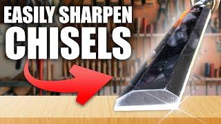 How to Sharpen a Chisel CHEAP and EASY!