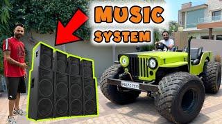 Best Music system for open Jeep Tractor Car modification in punjab