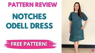 Sewing Pattern Review: Notches Patterns ODELL dress and blouse #garmentsewing