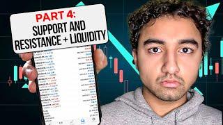 SyedTrades Free Trading Course Part 4: How To Trade Support And Resistance + Liquidity