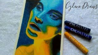 EASY OIL PASTEL DRAWING | Mungyo Oil Pastel