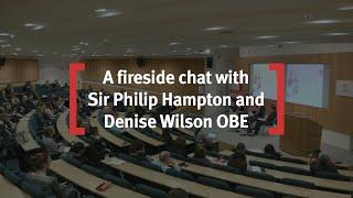 A fireside chat with Sir Philip Hampton & Denise Wilson OBE #GWLP #BayesWomen