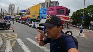 Tour Passeio Role no Centro da Cidade de Diadema São Paulo Brasil 4k