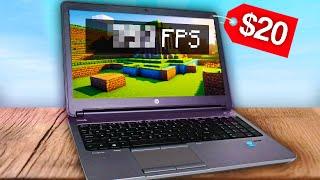 How I Optimized A $20 Laptop To ___ FPS in Minecraft