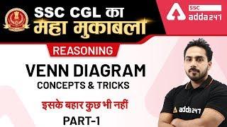 Venn Diagram (Part-1) | Concept and Tricks | SSC CGL Reasoning | SSC CGL ka Maha Mukabala