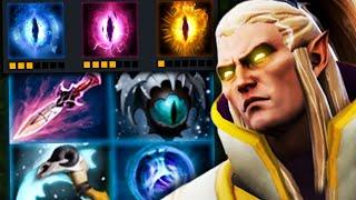 EYE OF SKADI INVOKER 23 KILLS GAME vs QUEEN OP PAIN MID | Dota Invoker