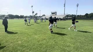 Donovin Darius Tackling Drill | Aug 21 Providence