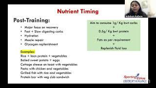 Fuel to Win: Nutrition Webinar by Sporting Ethos & Tirang Sports