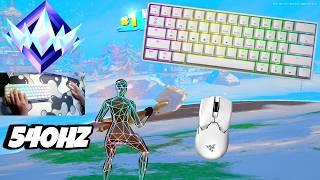 Kraken Pro 60% ASMR Unreal Ranked  Satisfying Keyboard Fortnite 540 FPS Smooth 4K