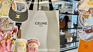 SUB) Japan Shopping Price Sharing  Celine Bag, Longsham Mini, Hermes Scarf, Gacha Pulling