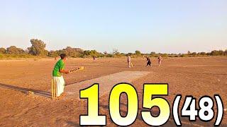 105 Runs Off 48 Balls || MS XI VS MT XI  || Tapeball Highlights