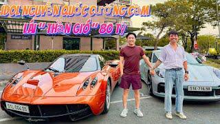 Idol Nguyễn Quốc Cường Cầm Lái Pagani Huayra Vừa Ra Biển Số Của Bạn Thân Mr. Minh Nhựa Đi Cafe