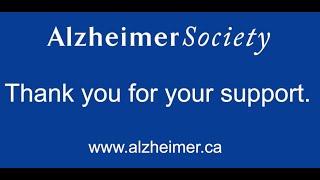 Thank you from the Alzheimer Society for donating to our fall campaign