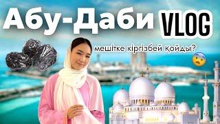 DUBAI VLOG:Абу Даби қаласына бардық,Аяука екеумізді мешітке кіргізбей қойды