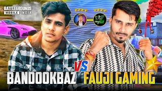 FIRST TIME EVER @BandookBaaz VS FAUJI CJ GAMING IN BGMI  3.7 UPDATE - BGMI NEW UPDATE