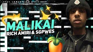 MALIKAI Making Beats For RICH AMIRI & SGPWES | FL Studio