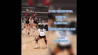 Alyssa.J Powell #12 Libero/DS Volleyball Highlights Class of 2022