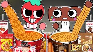 Dandy's World - Sprout VS Cosmo Convenience Store RED BROWN MUKBANG | ROBLOX Animation | ASMR | MYMY