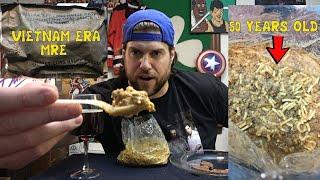 L.A. BEAST vs 50 Year Old Vietnam Era MRE (1969-72) | Spaghetti & Meat Sauce