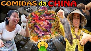  As Mais Nojentas Comidas da China! Pior que as Comidas Indianas! Comidas Asiáticas*