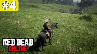 POLİSLƏRLƏ ATIŞMA, TİMSAH OVU - RED DEAD ONLİNE | 4.BÖLÜM