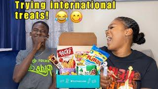 Trying international snack! Try treat box subscription box