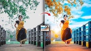 Urban Yellow Blue tone Photo Editing Photoshop 7.0 - Educative Bikash