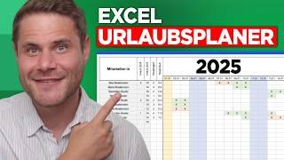 Der BESTE Excel Urlaubsplaner für 2025 (+ Download)