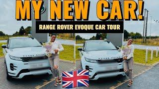 I GOT SURPRISED WITH MY DREAM CAR IN THE UK| RANGE ROVER EVOQUE CAR TOUR FT GISTLISTE REVIEW