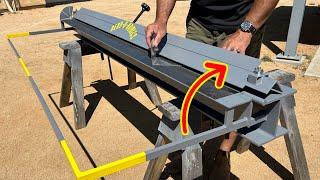 DIY Sheet Metal Brake / Bender for the Truck Camper Project!