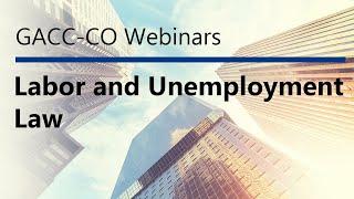 GACC-CO: How COVID-19 is affecting labor & employment law in Germany and the US (2. April 2020)