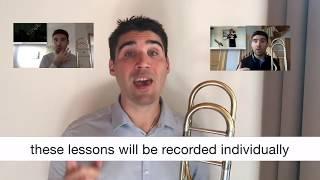 Online Trombone Master Class by Fabrice Millischer