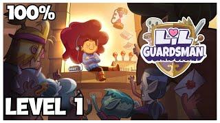 Lil' Guardsman 100% Full Gameplay Walkthrough Part 1:  Level 1 + All Achievements (No Commentary)