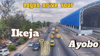 Drive Tour Within Lagos Nigeria - Ikeja To Ayobo