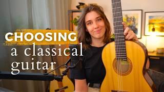 How to choose the right CLASSICAL GUITAR for yourself