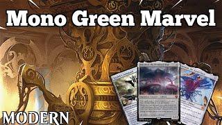 Aetherworks Marvel, Finally Modern Playable?! | Mono Green Marvel | Modern | MTGO