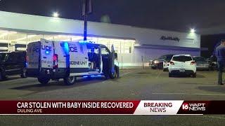 Car stolen with an infant inside at Jackson gas station