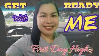 Get Ready With Me For Work || First Day High | Ryll star24|Vlog #014