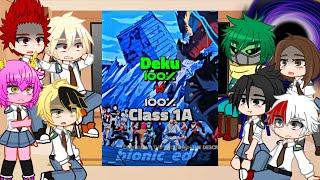 Past Class 1A React to Deku vs Class 1A // MHA // Gacha Club