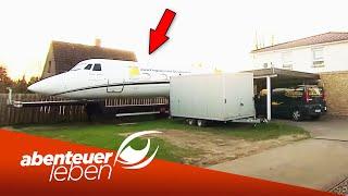 250.000€ Privatjet im Vorgarten: Ex-Pilot als Überflieger | Abenteuer Leben | Kabel Eins