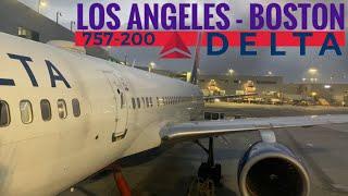 TRIPREPORT | Delta Airlines (ECONOMY) | Boeing 757-200 | Los Angeles - Boston