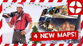 MY FIRST IMPRESSIONS OF NEW 2020 SMISSMAS MAPS! [TF2 Live Gameplay Commentary]