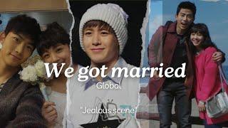 Taecyeon jealous to Nichkhun | We Got Married Teacyeon and Emma Wu