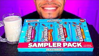 MRBEAST CHOCOLATE BARS FEASTABLES SAMPLER VARIETY PACK PEANUT BUTTER MILK CHOCOLATE ALMOND ASMR