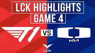 T1 vs DK Highlights Game 4 | LCK 2024 Regional Finals | T1 vs Dplus KIA