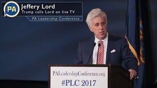 CNN’s Jeffery Lord describes getting a surprise phone call from Donald Trump live on CNN