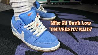 Should you buy!? Nike SB dunk low ‘University Blue’ - review on feet & laces swaps ️