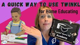 A Quick Way to Plan with Twinkl for Home Educators and Home Schoolers